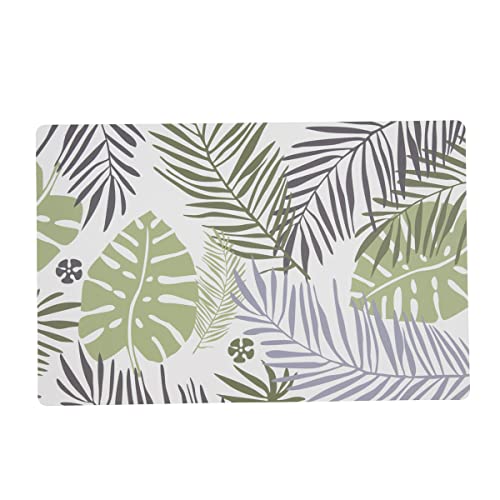 Salvamantel Quid Habitat Blätter aus Kunststoff, mehrfarbig, 43 x 28 cm, 12 Stück von Quid