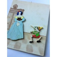 Pinocchio-Märchen-Reliefgemälde - Reliefgemälde Aus Dem Märchen Von Pinocchio, Pinocchio Und Der Fee Mit Den Blauen Haaren von Quieora