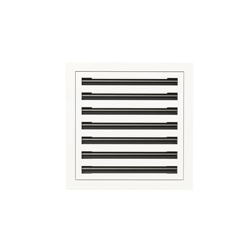 12 x 12 modernes Design AC-Gitter – Aluminium weiß – Lüftungsschlitz – linearer Schlitzdiffusor – Registergitter zum Heizen und Kühlen – kompatibel mit Decken-, Wand- oder Bodenregistern von Quietcool