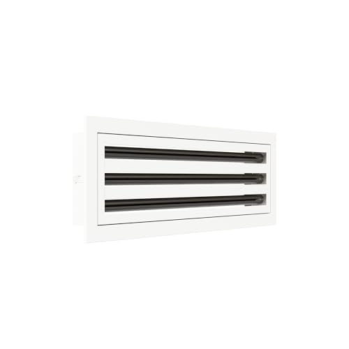 55,9 x 15,2 cm modernes Design AC-Gitter – Aluminium weiß – Lüftungsschlitz – Linearschlitz-Diffusor – Registergitter zum Heizen und Kühlen – kompatibel mit Decken-, Wand- oder Bodenregistern 55,9 x 15,2 cm modernes Design AC-Gitter – Aluminium weiß – Lüftungsschlitz – Linearschlitz-Diffusor – Registergitter zum Heizen und Kühlen – kompatibel mit Decken-, Wand- oder Bodenregistern von Quietcool