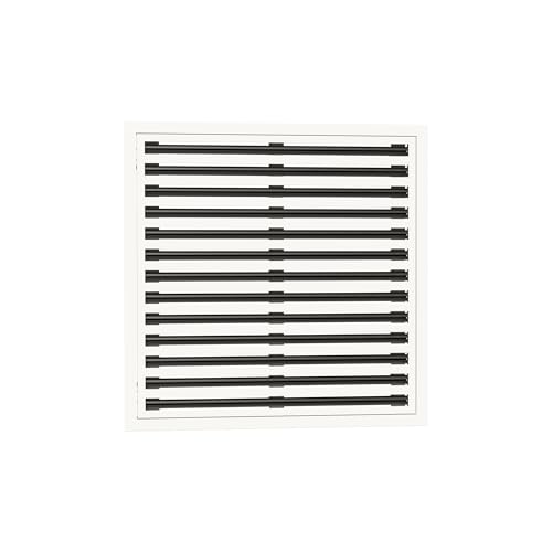 61 x 61 cm modernes Design AC-Gitter – Aluminium weiß – Lüftungsschlitz – Linearschlitz-Diffusor – Registergitter zum Heizen und Kühlen – kompatibel mit Decken-, Wand- oder Bodenregistern 61 x 61 cm modernes Design AC-Gitter – Aluminium weiß – Lüftungsschlitz – Linearschlitz-Diffusor – Registergitter zum Heizen und Kühlen – kompatibel mit Decken-, Wand- oder Bodenregistern von Quietcool
