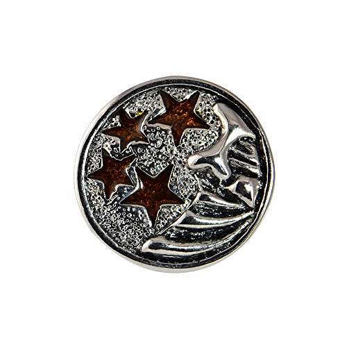 Quiges Damen Mini Click Button 12mm Mond und Stern Quiges Damen Mini Click Button 12mm Mond und Stern von Quiges