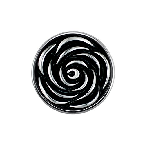 Quiges Damen Mini Click Button 12mm Versilbert Rosa Quiges Damen Mini Click Button 12mm Versilbert Rosa von Quiges