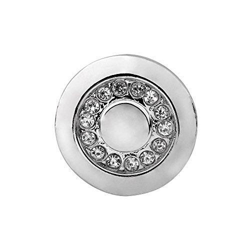 Quiges Damen Mini Click Button 12mm Versilbert Variation Ornament Quiges Damen Mini Click Button 12mm Versilbert Variation Ornament von Quiges