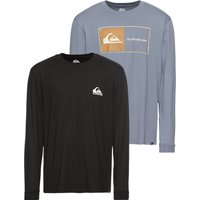 Quiksilver Langarmshirt "CORE LOCK LS TEE PACK YM", (Packung, 2 tlg., Doppelpack) Quiksilver Langarmshirt "CORE LOCK LS TEE PACK YM", (Packung, 2 tlg., Doppelpack) von Quiksilver