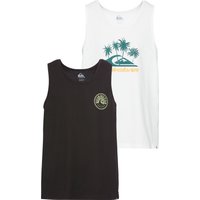 Quiksilver Tanktop "BAIKADAM CORPO TANK PACK YM" Packung, 2er-Pack, 2 Stk. von Quiksilver