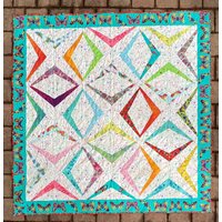 Patchwork-Quilt-Decke in Farbenfrohem Day Dreamer Tilda Stoff von QuiltManShop