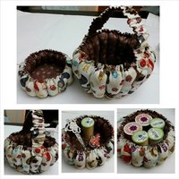 Fuchs Stoff Konfektschale, Korb-Sets Fabric Craft Basket-Sets, Ready To Ship von QuiltNCrochet
