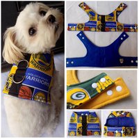 Hundegeschirr, Hundewestengeschirr. Golden State Westengeschirr Für Hunde/Katzen Kleiner Rassen. Hundegeschirr „Warriors" von QuiltNCrochet