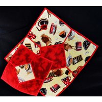 Kaffee Zeit Gesteppte Schale Set von QuiltNutz