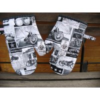 Topfhandschuhe - Topflappen Motorrad Biker Topfhandschuhe - Topflappen Motorrad Biker von Quiltherz
