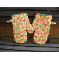 Topfhandschuhe - Topflappen Zitrone, Limette Und Co Topfhandschuhe - Topflappen Zitrone, Limette Und Co von Quiltherz