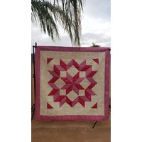 Quilts Zum Verkauf - Große Tischler Sterne Lap Quilt von QuiltsbyMeya