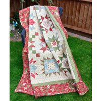 Handgemachte Patchwork Quiltweihnachtssterne von QuiltsofQualitybyJSW