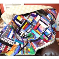 Krümel Quilt Bunte Handgemachte One Of A Kind Decke von Quiltwear