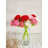 Handgemachte Fertige Häkeln Rose, Blumenstrauß, Hochzeitsstrauß, Geburtstagsgeschenk, Housewarming Geschenk, Wohnkultur, Kunst Handgemachte Fertige Häkeln Rose, Blumenstrauß, Hochzeitsstrauß, Geburtstagsgeschenk, Housewarming Geschenk, Wohnkultur, Kunst von QuinceFablesShop