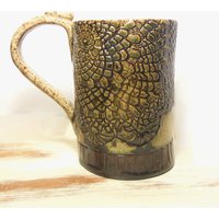 Quinlan Glas Handgefertigt Handbuilt Steinzeug Keramik Tasse, Bierkrug, Kaffeebecher, Kaffeetasse, Tee-Tasse, Tasse Heißen Kakao, Keramik-Becher von QuinlanGlass