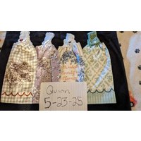 2Er Set Handtuch Mit Gehäkelten Toppers 2Er Set Handtuch Mit Gehäkelten Toppers von QuinnsHandmade
