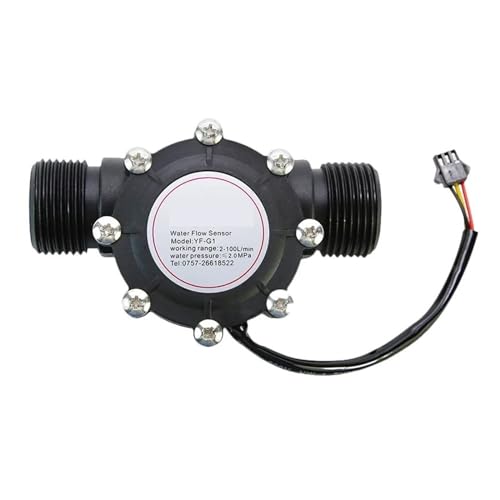 1 Zoll DC 5-12 V Wasserdurchflusssensor Hall-Sensor-Schalter Durchflussmesser Wasserdurchflusssensor DN25 Nylon Wasserzähler Industrieller Durchflussmesser von Quintaroa