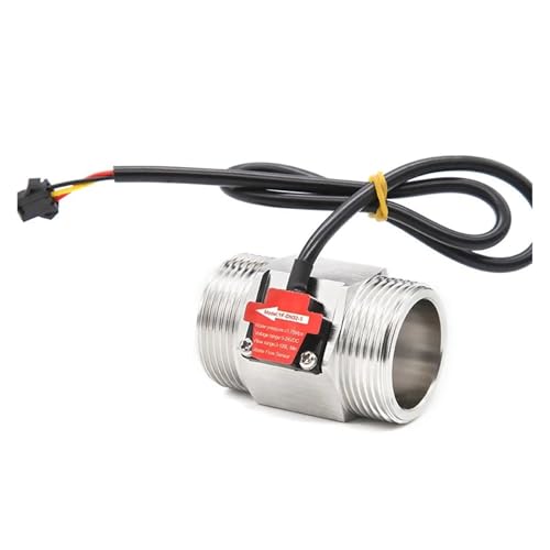 DN32 Wasserdurchflusssensor G1.25" Hall-Durchflussmesser 3-120L/min Flüssigkeitsdurchflussmesser DC5-24V Edelstahl von Quintaroa