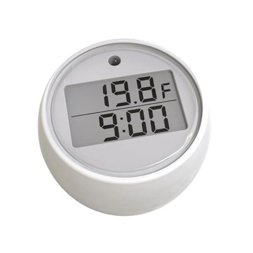 Poolthermometer 1PC Eisbadthermometer Mit Hoch- Und Niedrigtemperaturalarm-Timer Schwimmthermometer IP67 Wasserdichtes Schwimmpoolthermometer von Quintaroa