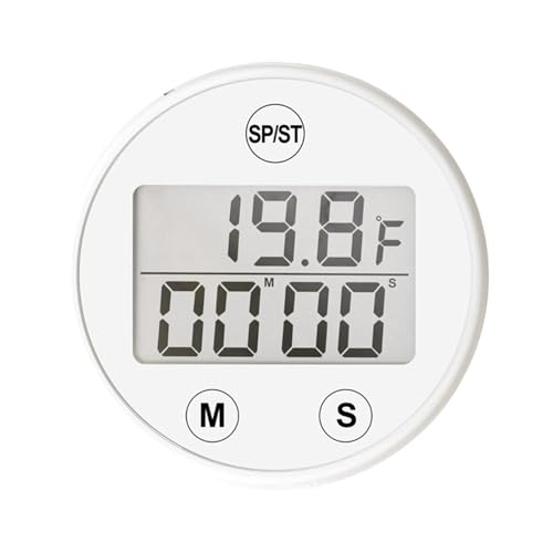 Poolthermometer Eisbadthermometer Mit Timer Automatisches Eisbadwasserthermometer Feuchtigkeitsinstrumente Heimmesswerkzeuge von Quintaroa