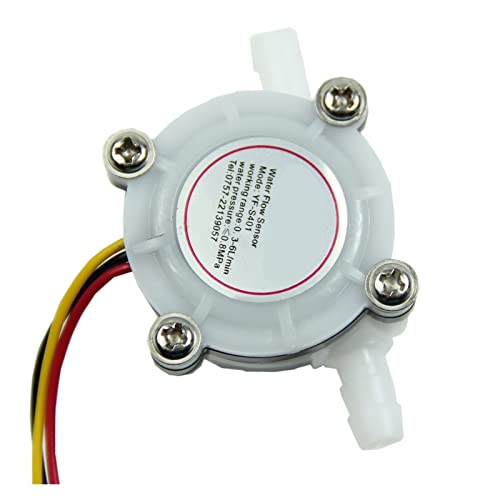 Wasserzähler Durchflusssensor Zähler 0,3-10L/min Hochpräziser Anzeigespender Durchflussmesser J25 21 Dropshipping(YF-S401) von Quintaroa