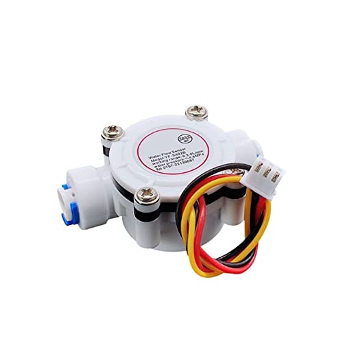 Wasserzähler Durchflusssensor Zähler 0,3-10L/min Hochpräziser Anzeigespender Durchflussmesser J25 21 Dropshipping(YF-S402) von Quintaroa