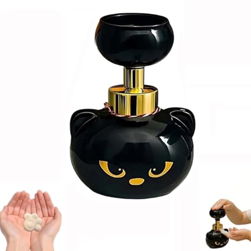 süßer katzenpfoten-schaumseifenspender,niedlicher schaumseifenspender mit katzenpfoten,Cute Cat Paw Foam Soap Dispenser, black pump bottle, kitten foam,creates refillable foam in paw shape-A süßer katzenpfoten-schaumseifenspender,niedlicher schaumseifenspender mit katzenpfoten,Cute Cat Paw Foam Soap Dispenser, black pump bottle, kitten foam,creates refillable foam in paw shape-A von Quintaroa