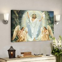 God Canvas 27 - Jesus Leinwand Christliches Geschenk Leinwandbild Kunst Bibel Vers Wandkunst Schrift von Quintem