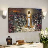 God Canvas 38 - Jesus Leinwand Christliches Geschenk Leinwandbild Kunst Bibel Vers Wandkunst Schrift von Quintem