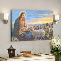 God Canvas 44 - Jesus Leinwand Christliches Geschenk Leinwandbild Kunst Bibel Vers Wandkunst Schrift von Quintem