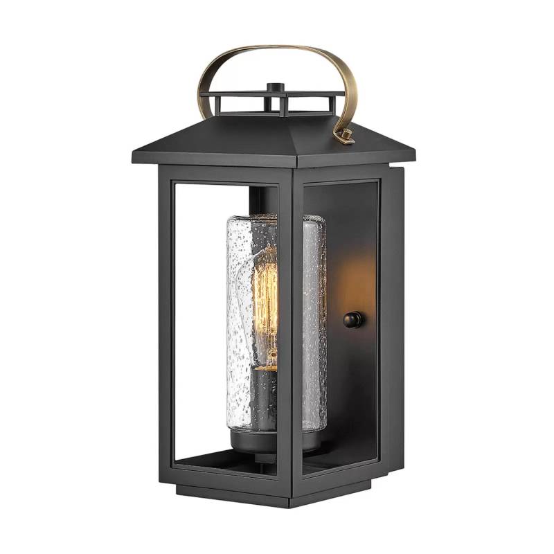 Quintiesse Außenwandleuchte Atwater Laterne Schwarz 355cm Wandleuchte Lampe B-Ware von Quintiesse