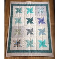 Runde/Baby Patchworkdecke von QuirkyBirdQuilts