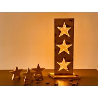 Sternenstehle Gerade - Weihnachststerne Sternebrett Mit Led Beleuchtung Weihnachstdeko Aus Holz Winterdeko Weihnachstbeleuchtung von Quixishop