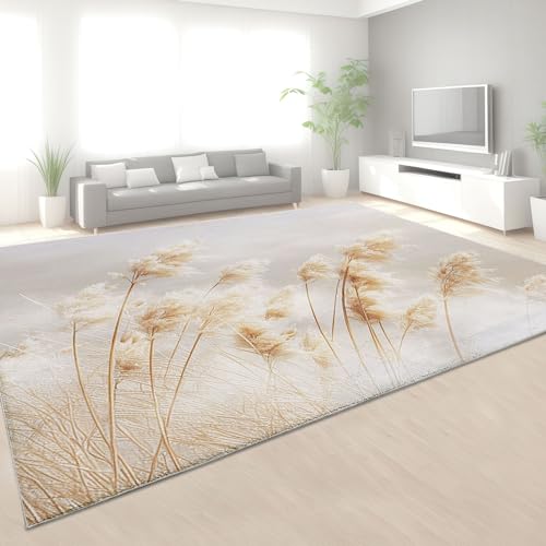 Quixora Pflanze Salbeipflanze Teppiche – weicher und Rutschfester Teppich für Wohnzimmer, Schlafzimmer, Yoga und Heimdekoration – 180 x 240 cm von Quixora