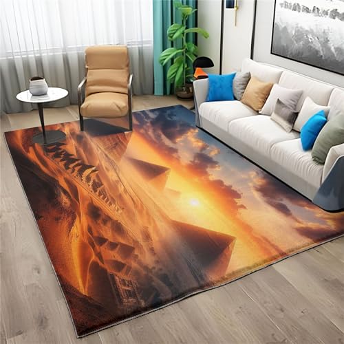 Quixora Teppich Gegend Waschbare Alte äGyptische ArchitekturwüSte Weich rutschfest Wohnzimmerteppich 180x240 cm, für Küchen Esszimmer Eingangsbereich Balkon Garten Terrasse Quixora Teppich Gegend Waschbare Alte äGyptische ArchitekturwüSte Weich rutschfest Wohnzimmerteppich 180x240 cm, für Küchen Esszimmer Eingangsbereich Balkon Garten Terrasse von Quixora