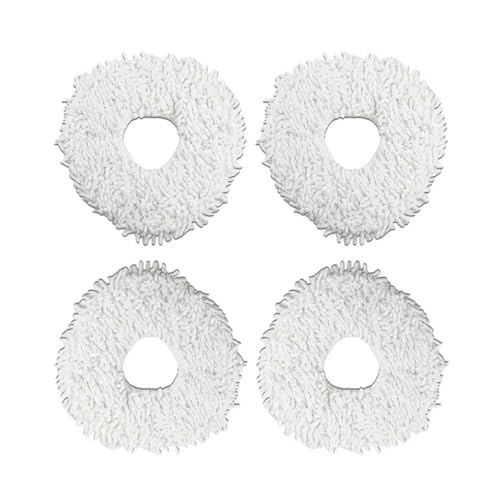 4 PCS Resuable Mopp Tuch Roboter Kehren, kompatibel for Narwal J1/J2/J3/J4 Zubehör Teile Mikrofaser Mopp(C) von Quixpszto