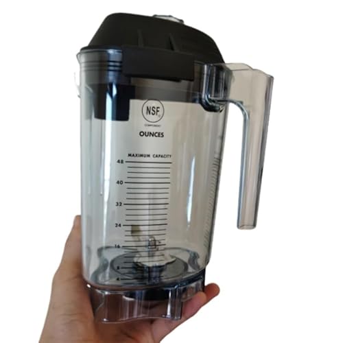 48oz Mixerkrug, kompatibel mit Vitamix Quiet One 15978 VM0145 VM0149 VM0122 VM0127 36019 16016 15981 VM0100a Ersatzmixerbehälter 48oz Mixerkrug, kompatibel mit Vitamix Quiet One 15978 VM0145 VM0149 VM0122 VM0127 36019 16016 15981 VM0100a Ersatzmixerbehälter von Quixpszto