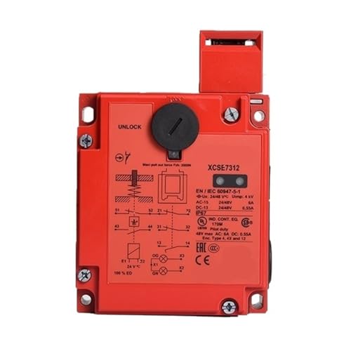 Elektromagnetischer Endschalter XCSE7312 Sicherheitsschalter, Sicherheitsschalter XCS, Metall XCSE, 2NC+1NO, langsame Unterbrechung, 2 Eingänge mit Gewinde M20, 24V von Quixpszto