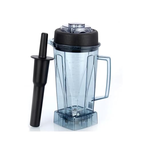 Ersatz-Mixbecher, kompatibel mit TWK-767 TM-800 767 JTC-767 800 Omniblend Mixer, Mixerbehälter, Krug, Becherboden mit Klingen, Deckel, Oberkörper Ersatz-Mixbecher, kompatibel mit TWK-767 TM-800 767 JTC-767 800 Omniblend Mixer, Mixerbehälter, Krug, Becherboden mit Klingen, Deckel, Oberkörper von Quixpszto