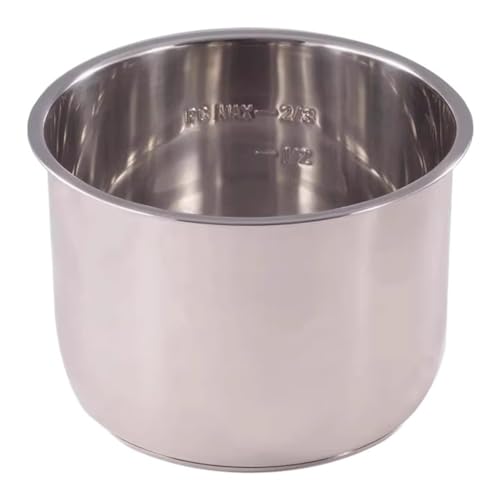 Quixpszto 1 Stück Edelstahl-Innenkochtopf – 6 l, kompatibel mit Instant Pot IP-POT-SS304-60 von Quixpszto