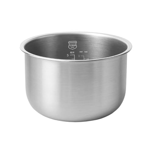 Quixpszto 3L Reiskocher Edelstahl-Innentopf, kompatibel mit ZOJIRUSHI NS-ZCH10CH NP-ZV102BK YSH10C Universal-Topfkern(NS-ZCH10CH 316 Stainless Steel) von Quixpszto