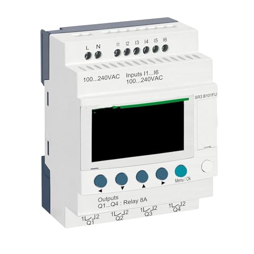 SR2A101FU Kompaktes Smart-Relais Zelio Logic – 10 IO – 100..240 V AC – Keine Uhr – Display SR2A101FU Kompaktes Smart-Relais Zelio Logic – 10 IO – 100..240 V AC – Keine Uhr – Display von Quixpszto