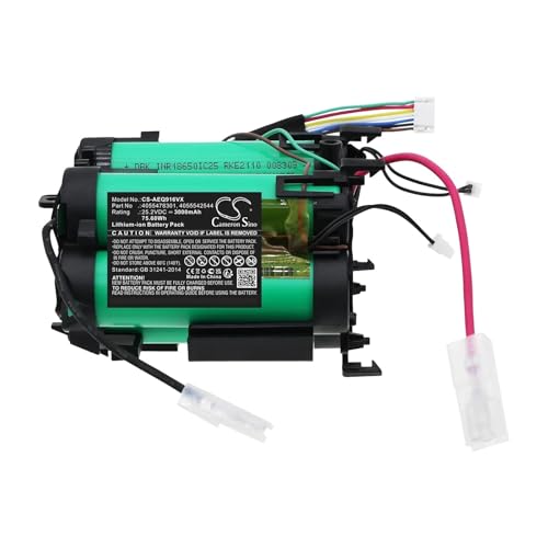 Quixpszto Staubsauger 2000mAh/3000mAh Akku, Kompatibel for AEG QX91 Anim,QX9150IB,QX 9 1 50 IB,QX91ALRG,QX9-1-50IB,QX 9 1 UO + Werkzeug(3000mAh) von Quixpszto