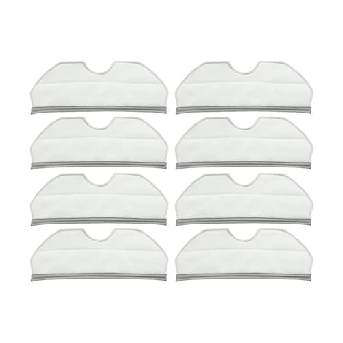 Wiederverwendbares Wischtuch, kompatibel mit dem Roboterstaubsauger Narwal K1 / Freo X Plus – waschbare und saugfähige Bodenreinigungspads(8 pcs) von Quixpszto