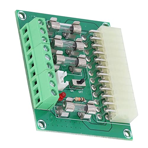 Qukaim ATX Netzteilmodul ATX Netzteil Adaptermodul, 24PIN 20PIN Breakout Board für Desktop-Schnittstelle, Stromverdrahtungsplatine für ATX-Netzteil Qukaim ATX Netzteilmodul ATX Netzteil Adaptermodul, 24PIN 20PIN Breakout Board für Desktop-Schnittstelle, Stromverdrahtungsplatine für ATX-Netzteil von Qukaim