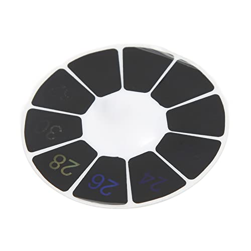 Qukaim Aquarium Temp Measurement Tool Digital Adhesive Thermometer Sticker, Temperature Measurement Stickers for Aquarium Fish Tank, 18°C to 34°C Range, Round Shape Qukaim Aquarium Temp Measurement Tool Digital Adhesive Thermometer Sticker, Temperature Measurement Stickers for Aquarium Fish Tank, 18°C to 34°C Range, Round Shape von Qukaim