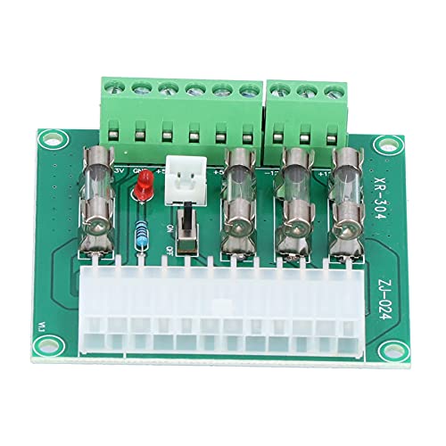 Qukaim Netzteil-Testmodul ATX-Stromplatine, Computergehäuse, Übertragungsleitungsmodul, 20-polige 24-polige Eingangsschnittstelle, Netzadapterplatine, Netzteil-Testmodul Qukaim Netzteil-Testmodul ATX-Stromplatine, Computergehäuse, Übertragungsleitungsmodul, 20-polige 24-polige Eingangsschnittstelle, Netzadapterplatine, Netzteil-Testmodul von Qukaim