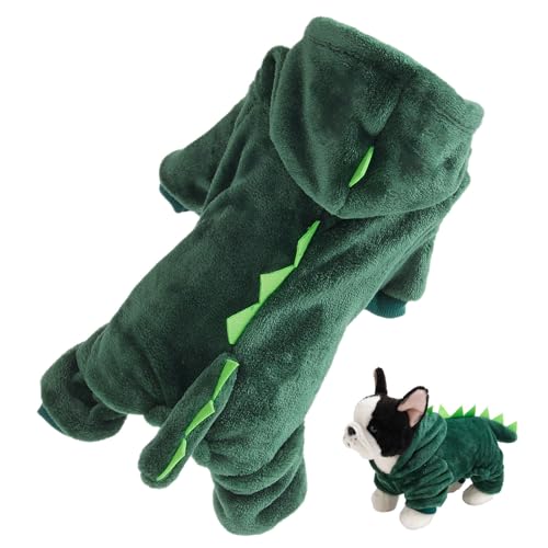 Qukoielly Dinosaurier-Katzen- und Hunde-Hoodies | Hund Haustier Dinosaurier Cosplay Hoodies - Atmungsaktives Weihnachts-Halloween-Hundekostüm für kleine Welpen, Hunde und Katzen Qukoielly Dinosaurier-Katzen- und Hunde-Hoodies | Hund Haustier Dinosaurier Cosplay Hoodies - Atmungsaktives Weihnachts-Halloween-Hundekostüm für kleine Welpen, Hunde und Katzen von Qukoielly